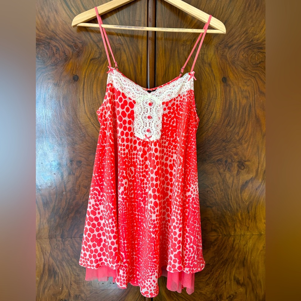 Pink Lingerie Mini Dress
